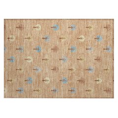 Machine Washable Indoor/Outdoor Chantille ACN2550 Orange 1'8" x 2'6" Rug