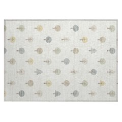 Machine Washable Indoor/Outdoor Chantille ACN2550 Ivory 1'8" x 2'6" Rug