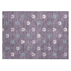 Machine Washable Indoor/Outdoor Chantille ACN2550 Purple 1'8" x 2'6" Rug