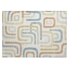 Machine Washable Indoor/Outdoor Chantille ACN2551 Ivory 1'8" x 2'6" Rug