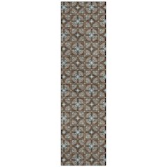 Machine Washable Indoor/Outdoor Chantille ACN2552 Brown 2'3" x 7'6" Runner Rug