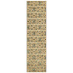 Machine Washable Indoor/Outdoor Chantille ACN2552 Gold 2'3" x 7'6" Runner Rug
