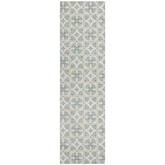 Machine Washable Indoor/Outdoor Chantille ACN2552 Ivory 2'3" x 7'6" Runner Rug