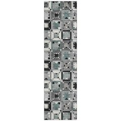 Machine Washable Indoor/Outdoor Chantille ACN2553 Gray 2'3" x 7'6" Runner Rug