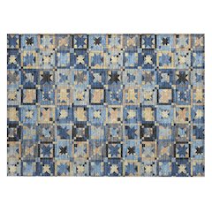 Machine Washable Indoor/Outdoor Chantille ACN2553 Blue 1'8" x 2'6" Rug