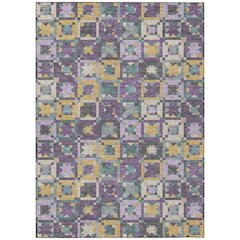 Machine Washable Indoor/Outdoor Chantille ACN2553 Purple 2'6" x 3'10" Rug