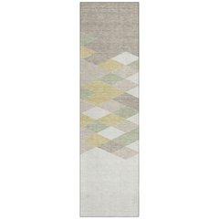 Machine Washable Indoor/Outdoor Chantille ACN2555 Ivory 2'3" x 7'6" Runner Rug