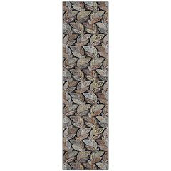 Machine Washable Indoor/Outdoor Chantille ACN2557 Black 2'3" x 7'6" Runner Rug