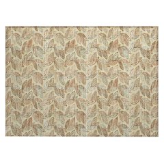 Machine Washable Indoor/Outdoor Chantille ACN2557 Gold 1'8" x 2'6" Rug