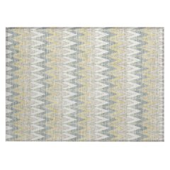 Machine Washable Indoor/Outdoor Chantille ACN2558 Ivory 1'8" x 2'6" Rug