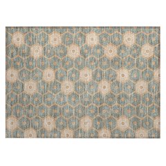 Machine Washable Indoor/Outdoor Chantille ACN2559 Orange 1'8" x 2'6" Rug