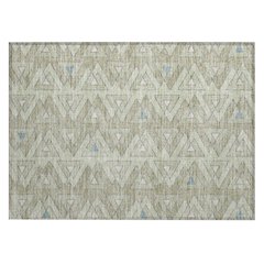 Machine Washable Indoor/Outdoor Chantille ACN2560 Green 1'8" x 2'6" Rug