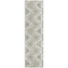 Machine Washable Indoor/Outdoor Chantille ACN2560 Ivory 2'3" x 7'6" Runner Rug