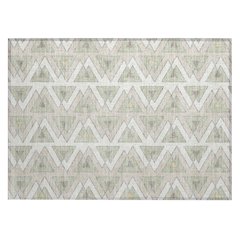 Machine Washable Indoor/Outdoor Chantille ACN2560 Ivory 1'8" x 2'6" Rug