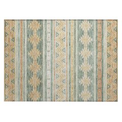 Machine Washable Indoor/Outdoor Chantille ACN2561 Green 1'8" x 2'6" Rug
