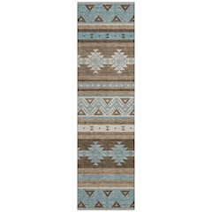 Machine Washable Indoor/Outdoor Chantille ACN2561 Brown 2'3" x 7'6" Runner Rug