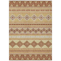 Machine Washable Indoor/Outdoor Chantille ACN2561 Gold 2'6" x 3'10" Rug