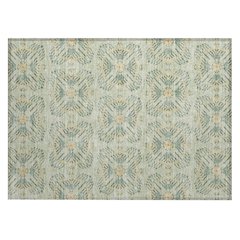 Machine Washable Indoor/Outdoor Chantille ACN2563 Green 1'8" x 2'6" Rug