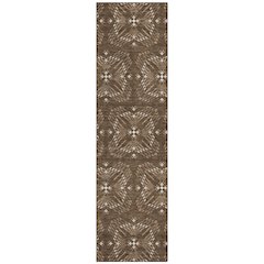 Machine Washable Indoor/Outdoor Chantille ACN2563 Brown 2'3" x 7'6" Runner Rug