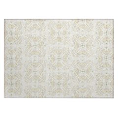 Machine Washable Indoor/Outdoor Chantille ACN2563 Ivory 1'8" x 2'6" Rug