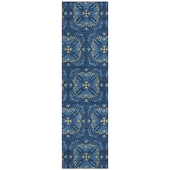 Machine Washable Indoor/Outdoor Chantille ACN2563 Blue 2'3" x 7'6" Runner Rug