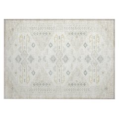 Machine Washable Indoor/Outdoor Chantille ACN2565 Brown 1'8" x 2'6" Rug