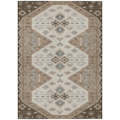 Machine Washable Indoor/Outdoor Chantille ACN2565 Brown 2'6" x 3'10" Rug