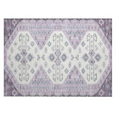 Machine Washable Indoor/Outdoor Chantille ACN2565 Purple 1'8" x 2'6" Rug