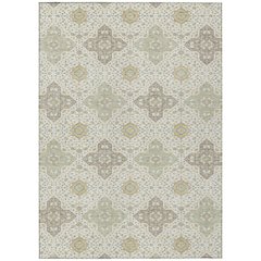 Machine Washable Indoor/Outdoor Chantille ACN2566 Ivory 2'6" x 3'10" Rug