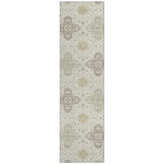 Machine Washable Indoor/Outdoor Chantille ACN2566 Ivory 2'3" x 7'6" Runner Rug