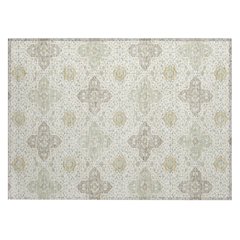 Machine Washable Indoor/Outdoor Chantille ACN2566 Ivory 1'8" x 2'6" Rug