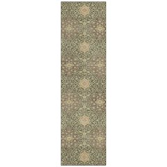 Machine Washable Indoor/Outdoor Chantille ACN2566 Green 2'3" x 7'6" Runner Rug
