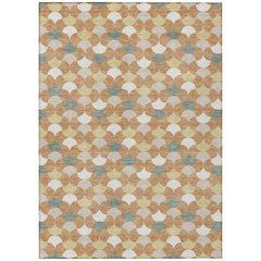 Machine Washable Indoor/Outdoor Chantille ACN2568 Orange 2'6" x 3'10" Rug