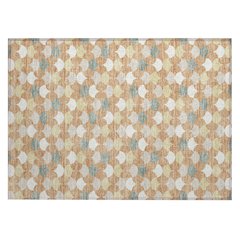 Machine Washable Indoor/Outdoor Chantille ACN2568 Orange 1'8" x 2'6" Rug