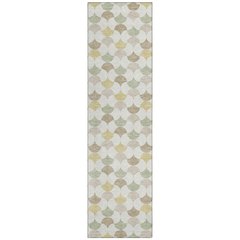Machine Washable Indoor/Outdoor Chantille ACN2568 Ivory 2'3" x 7'6" Runner Rug