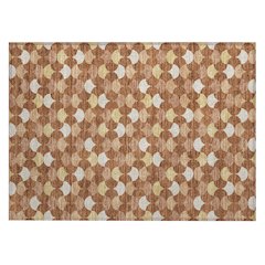 Machine Washable Indoor/Outdoor Chantille ACN2568 Orange 1'8" x 2'6" Rug