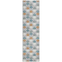 Machine Washable Indoor/Outdoor Chantille ACN2568 Gray 2'3" x 7'6" Runner Rug