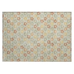 Machine Washable Indoor/Outdoor Chantille ACN2569 Green 1'8" x 2'6" Rug