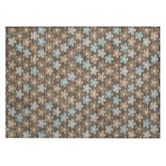 Machine Washable Indoor/Outdoor Chantille ACN2569 Brown 1'8" x 2'6" Rug