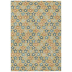 Machine Washable Indoor/Outdoor Chantille ACN2569 Gold 2'6" x 3'10" Rug