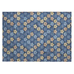 Machine Washable Indoor/Outdoor Chantille ACN2569 Blue 1'8" x 2'6" Rug