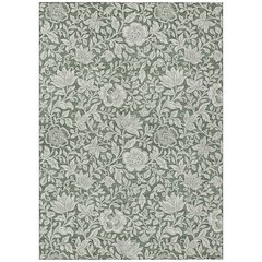 Machine Washable Indoor/Outdoor Chantille ACN2572 Green 2'6" x 3'10" Rug