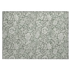 Machine Washable Indoor/Outdoor Chantille ACN2572 Green 1'8" x 2'6" Rug
