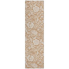 Machine Washable Indoor/Outdoor Chantille ACN2572 Orange 2'3" x 7'6" Runner Rug