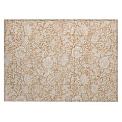 Machine Washable Indoor/Outdoor Chantille ACN2572 Orange 1'8" x 2'6" Rug