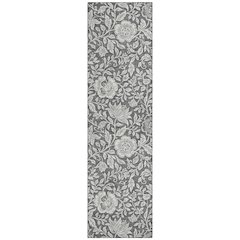 Machine Washable Indoor/Outdoor Chantille ACN2572 Gray 2'3" x 7'6" Runner Rug