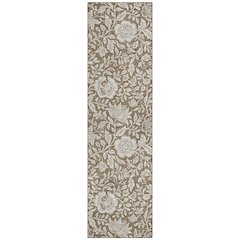 Machine Washable Indoor/Outdoor Chantille ACN2572 Brown 2'3" x 7'6" Runner Rug