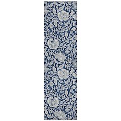 Machine Washable Indoor/Outdoor Chantille ACN2572 Blue 2'3" x 7'6" Runner Rug