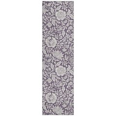 Machine Washable Indoor/Outdoor Chantille ACN2572 Purple 2'3" x 7'6" Runner Rug
