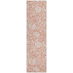 Machine Washable Indoor/Outdoor Chantille ACN2572 Orange 2'3" x 7'6" Runner Rug